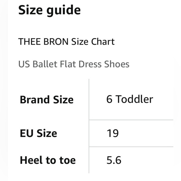 THEE BRON Girl's Toddler/Little Kid Ballet Mary Jane Flat Dress Shoes - Size 6 - Picture 6 of 6